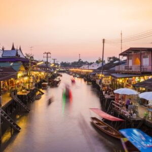 Damnoen Saduak, Train Market and Amphawa Floating Market Day Trip by VIP Van