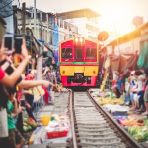 Damnoen Saduak and Railway Market Half Day Trip