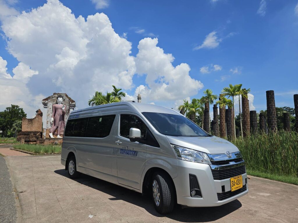 Van for rent from travel agency in Bangkok Thailand